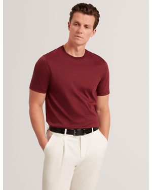 Ted Baker Konrrad Soft Touch Crew Neck T-Shirt - Red