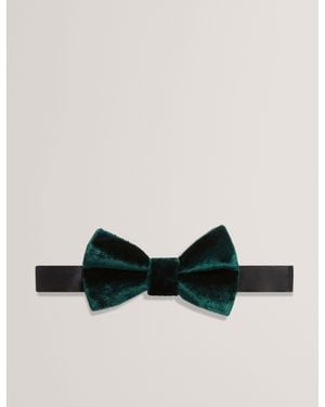 Ted Baker Sanzio Velvet Silk Blend Bow Tie - Black