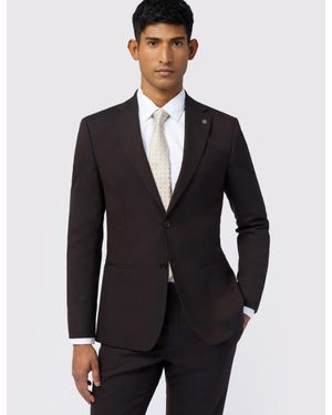 Ted Baker Albenj Tonic Wool Rich Slim Suit Jacket - Blue