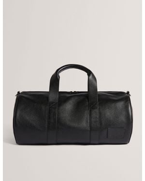 Ted Baker Grantly Leather Overnight Duffle Bag - Black