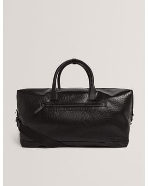 Ted Baker Persie Large Pebbled Faux Leather Holdall Bag - Black