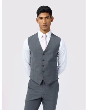 Ted Baker Parasw Performance Stretch Slim Fit Suit Waistcoat - Blue