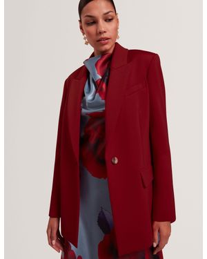Ted Baker Lyma Relaxed Wool Blend Tailored Blazer