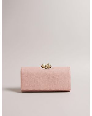 Ted Baker Rosyela Large Bobble Clasp Leather Bifold Purse - Pink
