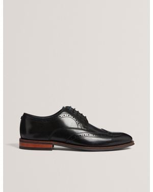 Ted Baker Brogue Derby Formal Shoe - Black