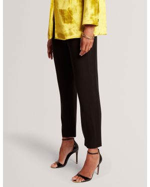 Ted Baker Xenit Tuxedo Satin Detail Slim Fit Trousers - Black