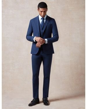 Ted Baker Algert Performance Stretch Slim Fit Suit Trousers - Blue