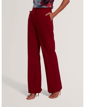 Ted Baker Lymat Tailored Flared Wool Blend Trousers