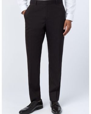 Ted Baker Albent Tonic Wool Rich Slim Suit Trousers - Black