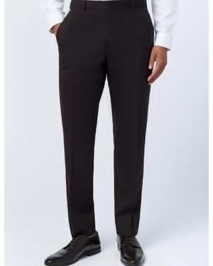 Ted Baker Albent Tonic Wool Rich Slim Suit Trousers - Black
