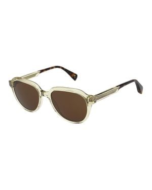Ted Baker Cristophpy Chunky Retro Round Sunglasses - Multicolour
