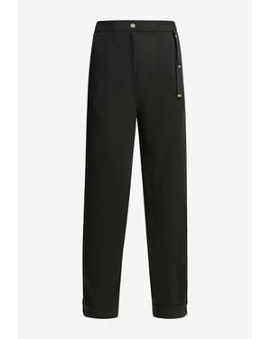Herno Twill Tailored Pants - Black
