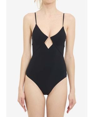 Zimmermann Roselight Diamond One-Piece Swimsuit - Black