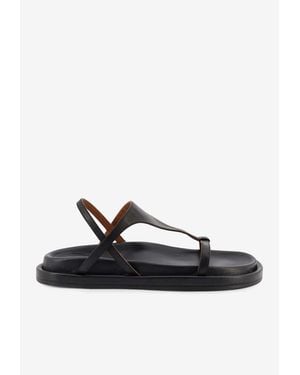 Atp Atelier Ultimo Leather Sandals - White