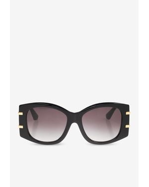 Dolce & Gabbana Dg Logo Square Sunglasses - Gray