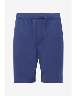 Brunello Cucinelli Elasticated Bermuda Shorts - Blue