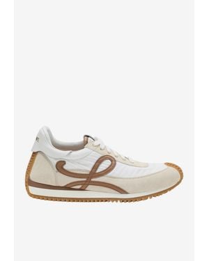 Loewe Flow Runner 2.0 Nylon And Suede Trainers - White