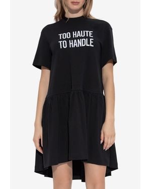 Moschino Too Haute To Handle Mini Dress - Black