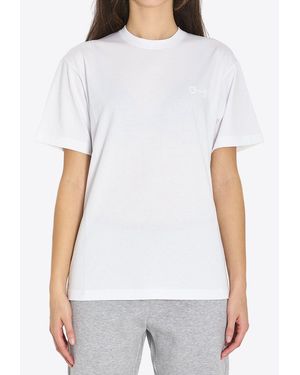Gucci Embroidered Crewneck T-Shirt - White