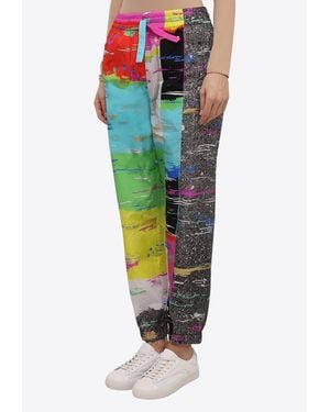 Dolce & Gabbana Abstract-Print Track Pants - Green