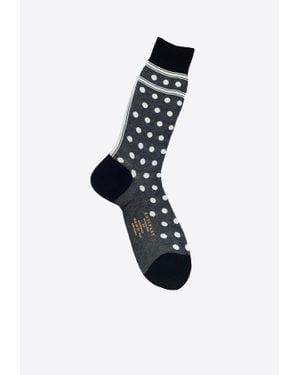Antipast Polka Dots Knitted Socks - Black