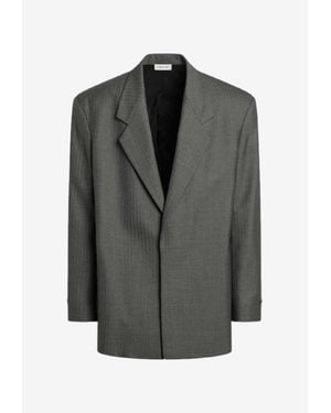 Fear Of God Single-Breasted Wool Blazer - Grey
