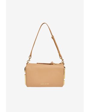 Marc Jacobs Snapshot Leather Shoulder Bag - White