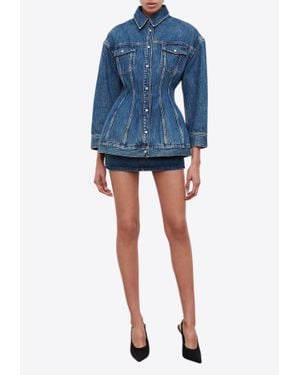 Wardrobe NYC Contour Jacket - Blue