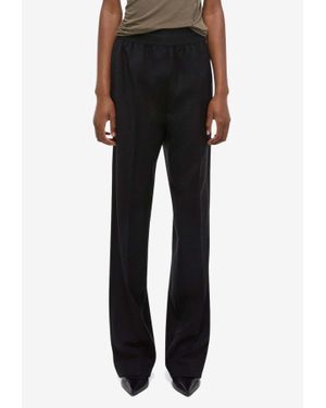 Helmut Lang Tailored Wool Car Pants - Black