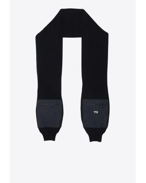 【中古】Y-3 KNIT SCARF イエロー Y-3 Scarves and mufflers for Men | Online Sale up to 65% off