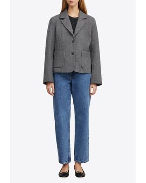 Skall Studio Claire Wool Blazer - Black