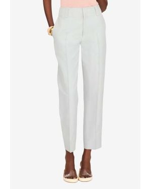 Chloé Cigarette Pants - White