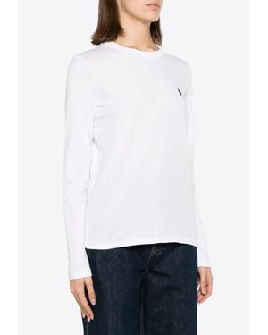 Ralph Lauren Long-Sleeved Pony T-Shirt - White