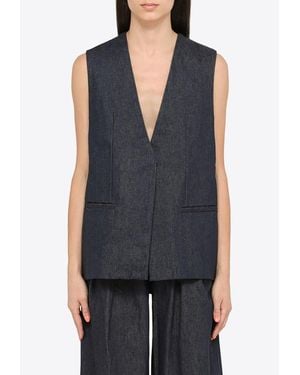 Amiri Vest Jacket - Blue
