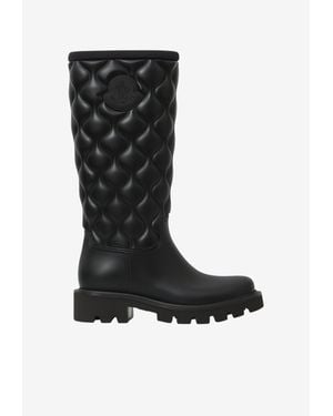 Moncler Kickstream Mid-Calf Rain Boots - Black