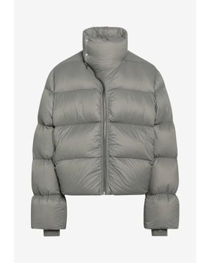 Rick Owens Turtle Zip-Up Jacket - Gray