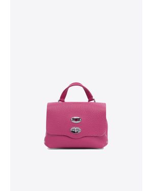 Zanellato Baby Postina Leather Top Handle Bag - Pink
