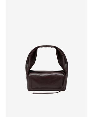 Maison Margiela Small Box East West Leather Bag - Blue