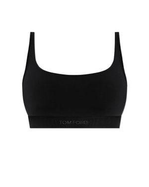 Tom Ford Bra With Logo - Black