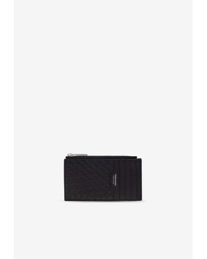 Ferragamo Logo Monogram Leather Cardholder - White