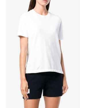 Thom Browne Classic Loopback Pique T-Shirt - White