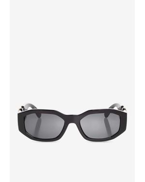 Versace Medusa Biggie Logo Sunglasses - Gray