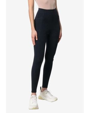 Stella McCartney Logo Print Scuba Leggings - Black