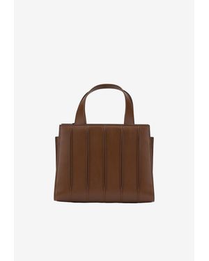 Max Mara Small Whitney Leather Handbag - Brown