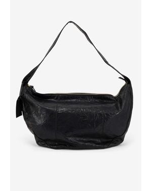 IBELIV Clip Crinkled Crossbody Bag - Black
