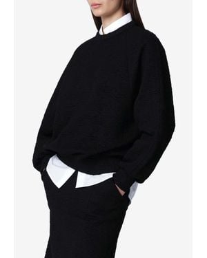 Dries Van Noten Crewneck Knit Sweaters - Black