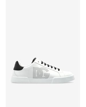 Dolce & Gabbana Portofino Sport Low-Top Sneakers - White