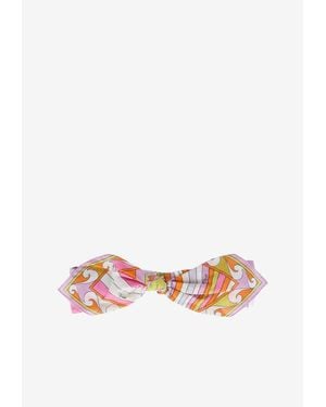 PUCCI Iride Print Headband - White