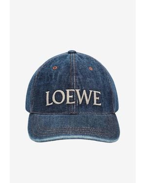 Loewe Paula's Ibiza Denim Baseball Cap - Blue