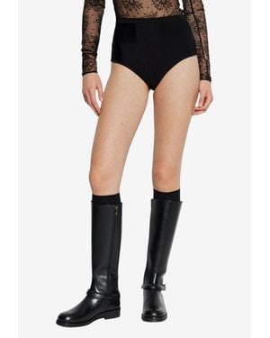 Givenchy Micro Wool Shorts - Black